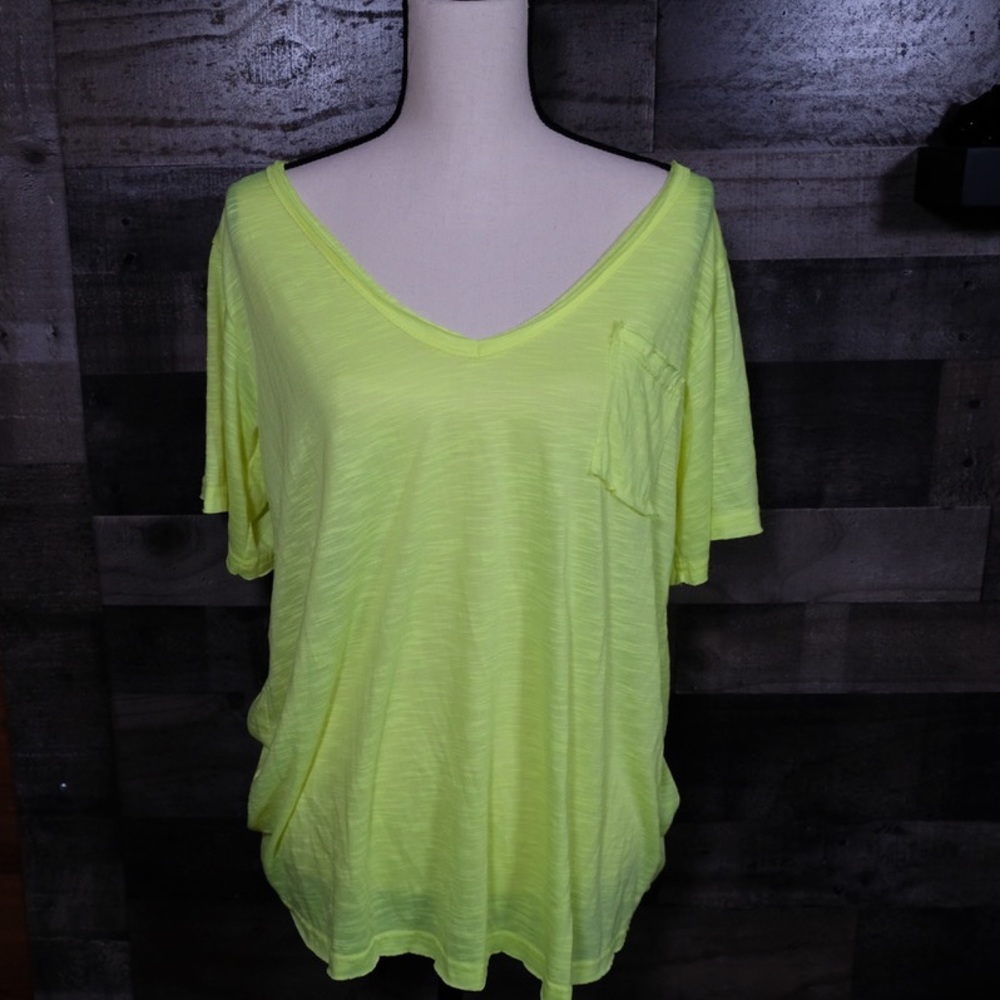 NWOT POL Neon Flowy Knit Top~Size MEDIUM~OVERSIZED